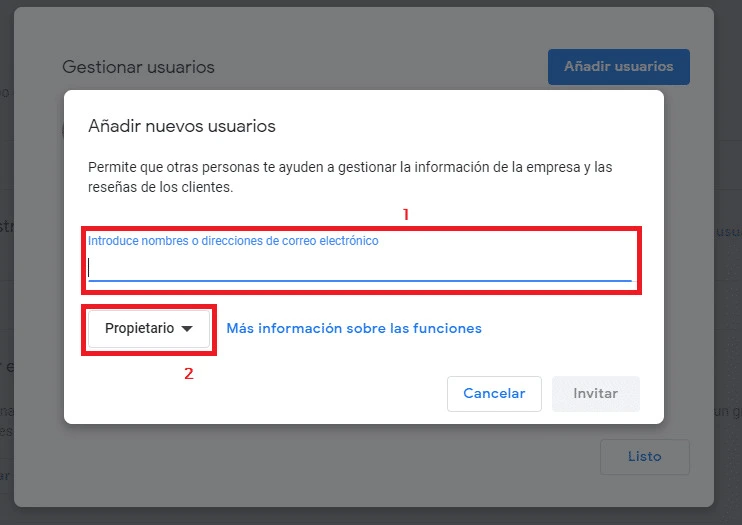 agregar administrador a google my business